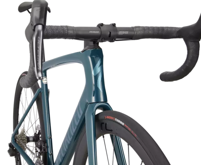Specialized Tarmac SL7 Expert Road Bike Ultegra Di2 2023 in Tropical Teal/ Eyris-2